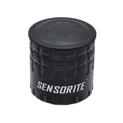 SENSORITE 2.5-inch Aluminum Grinder With Non-stick Coated Millstone Shredder Plates & Bonus Storage - Sensorite
