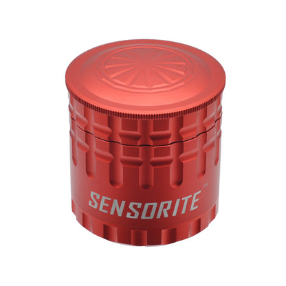 SENSORITE 2.5-inch Aluminum Grinder With Non-stick Coated Millstone Shredder Plates & Bonus Storage - Sensorite