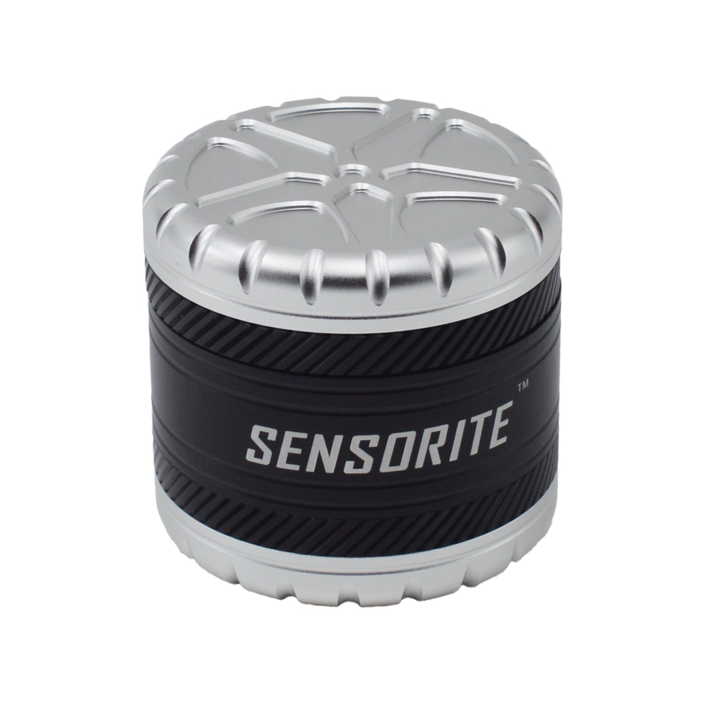 SENSORITE 5 Parts Aluminum Grinder With 6-Blade Tooth  & Unique Wheel Shape Design - Sensorite