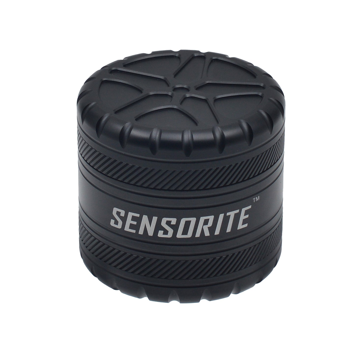 SENSORITE 5 Parts Aluminum Grinder With 6-Blade Tooth  & Unique Wheel Shape Design - Sensorite