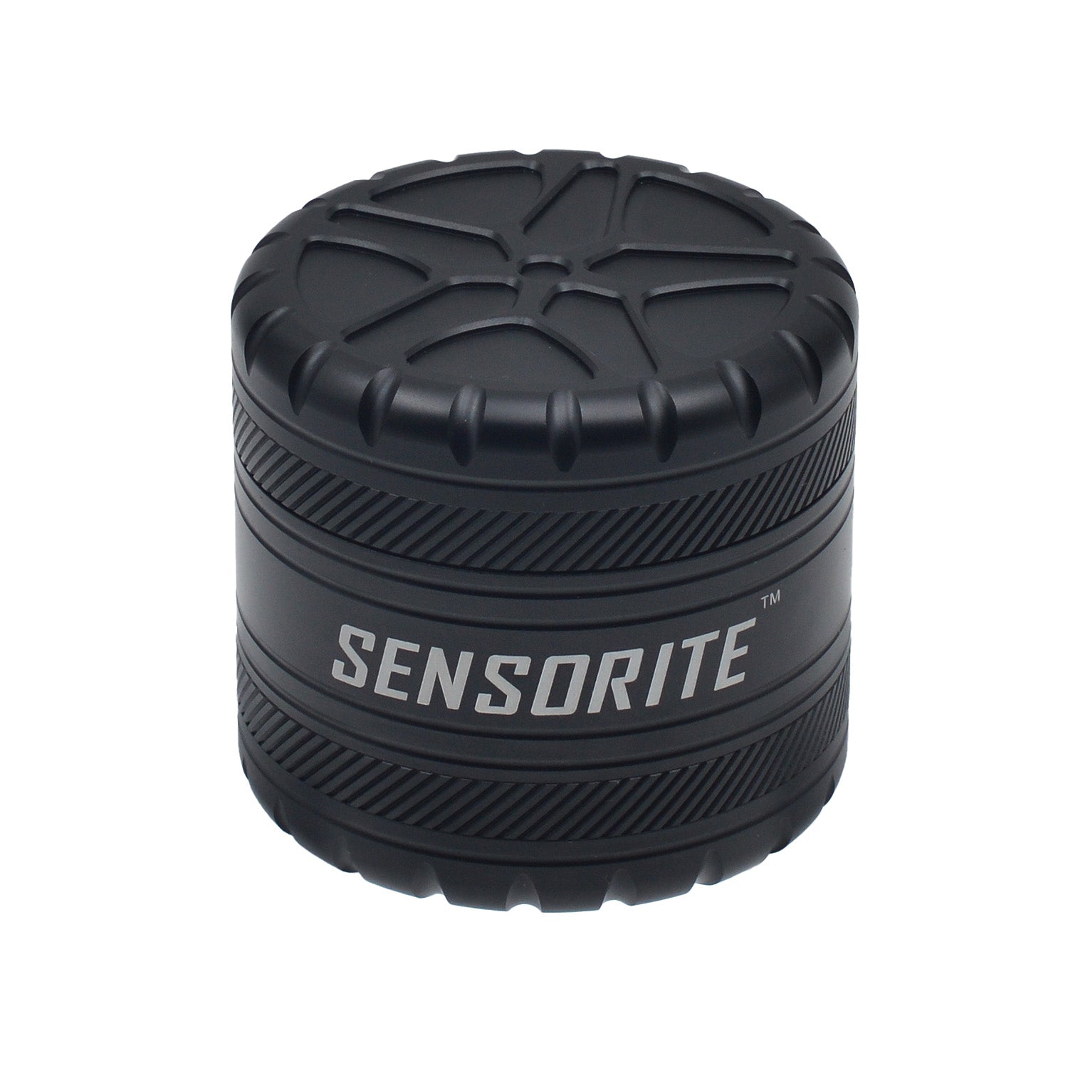 SENSORITE 5 Parts Aluminum Grinder With 6-Blade Tooth  & Unique Wheel Shape Design - Sensorite
